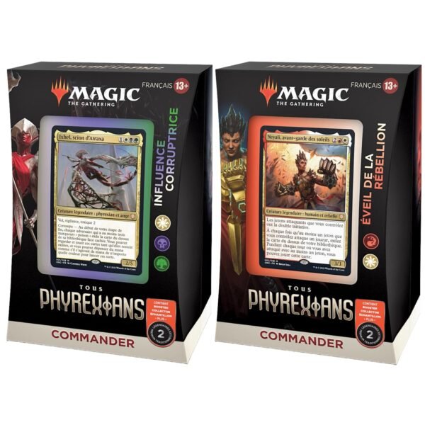 34980-jeux-de-cartes-a-collectionner-magic-the-gathering-deck-tous-phyrexians-commander-lot-de-2-differents-1-1.jpg Deck Commander - Tous Phyrexians - Lot de 2 decks différents FR