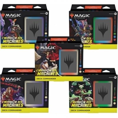35168-jeux-de-cartes-a-collectionner-magic-the-gathering-deck-1-1.jpg Deck Commander - L'invasion des machines - Lot de 5 decks différents FR