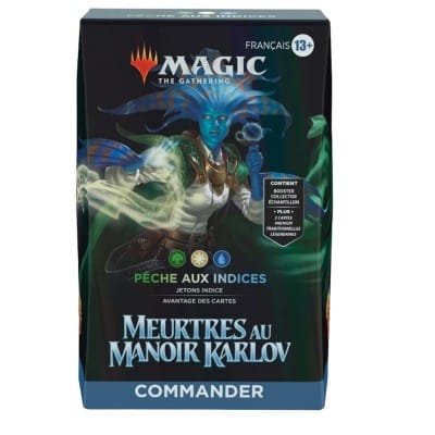 36102-jeux-de-cartes-a-collectionner-magic-the-gathering-deck-1-1.jpg Pêche aux Indices - Meurtres au manoir Karlov - Deck Commander FR