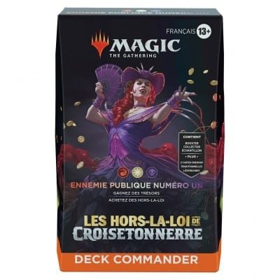 36504-jeux-de-cartes-a-collectionner-magic-the-gathering-deck-1-1.jpg Ennemie publique numéro un - Les hors-la-loi de Croisetonnerre - Deck Commander FR