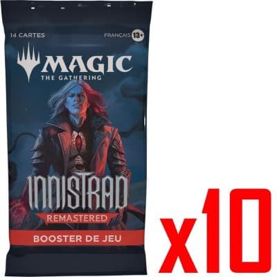 37253-jeux-de-cartes-a-collectionner-magic-the-gathering-booster-1-1.jpg Innistrad Remastered - Booster de Jeu - Lot de 10 Boosters FR