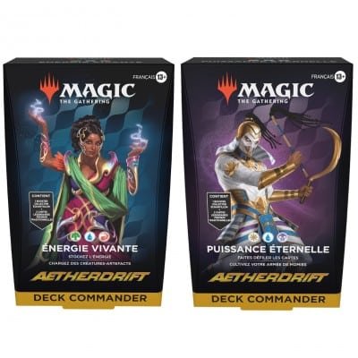 37274-jeux-de-cartes-a-collectionner-magic-the-gathering-deck Deck Commander - Aetherdrift - Lot de 2 différents FR