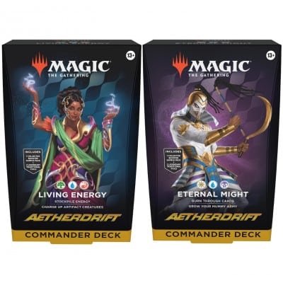 37449-jeux-de-cartes-a-collectionner-magic-the-gathering-deck Deck Commander - Aetherdrift - Lot de 2 différents EN