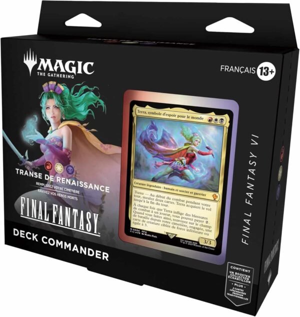 71ZcphTnisL._AC_SL1500_ Deck Commander - Final Fantasy VI - Transe de renaissance - FR