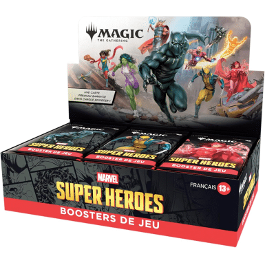 displayfr Marvel Super Heroes – Display de 30 boosters – FR