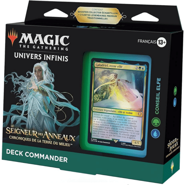 lotrcommander Le Seigneur des Anneaux : chroniques de la Terre du Milieu - Deck Commander Conseil Elfe - FR