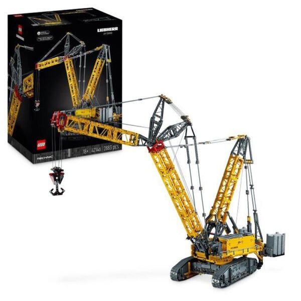 0001_42146-liebherr-lr-13000-crawler-crane-set-and-box-lowres.jpg LEGO Technic - La grue sur chenilles Liebherr LR 13000 42146
