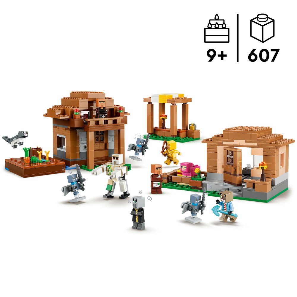 21596_boxprod_v29_sha.jpg LEGO Minecraft - L’Évocateur à l’attaque du village 21596