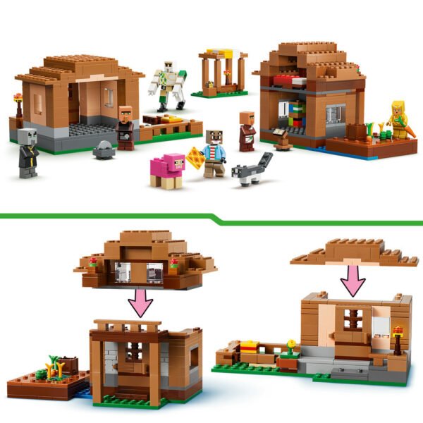 21596_we_ecomframe2.jpg LEGO Minecraft - L’Évocateur à l’attaque du village 21596