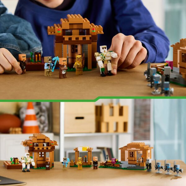 21596_we_ecomframe4.jpg LEGO Minecraft - L’Évocateur à l’attaque du village 21596