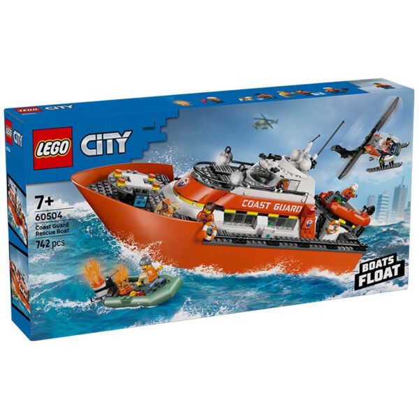 60504_box1_v29.jpg LEGO City - Le bateau de sauvetage et l’hélicoptère des garde-côtes 60504