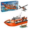 60504_boxprod_v29_we.jpg LEGO City - Le bateau de sauvetage et l’hélicoptère des garde-côtes 60504