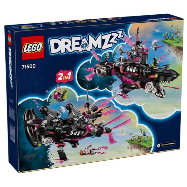 71500_box5_v29_1.jpg LEGO DREAMZzz - Le sous-marin requin des cauchemars 71500