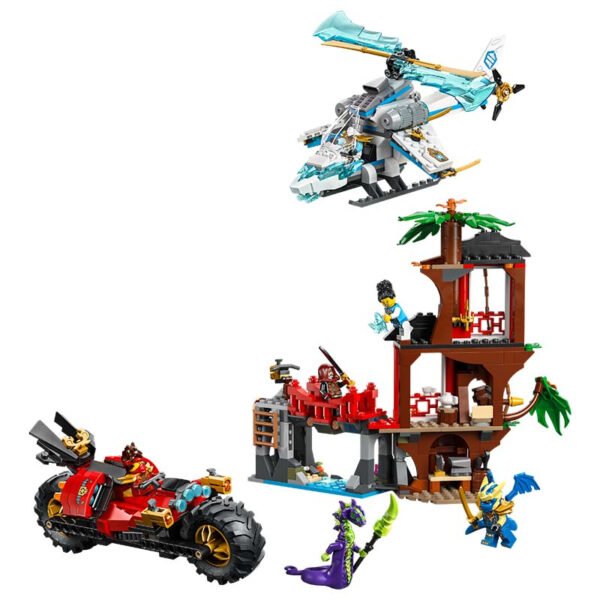 71857_prod.jpg LEGO Ninjago - La cabane et les véhicules des Ninjas 71857