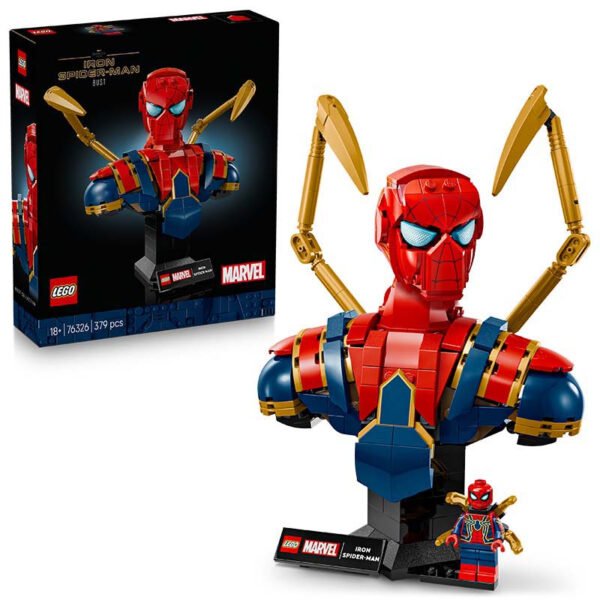 76326_boxprod_v29_sha.jpg LEGO Super Heroes - Buste d’Iron Spider-Man 76326