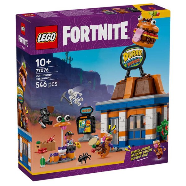 77076_box1_v29.jpg LEGO Fortnite - Le restaurant Durrr Burger 77076