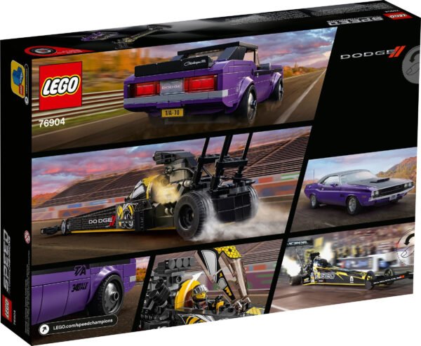 lego_76904_int_2.jpg LEGO Speed Champions - Mopar Dodge//SRT Top Fuel Dragster et 1970 Dodge Challenger T/A 76904